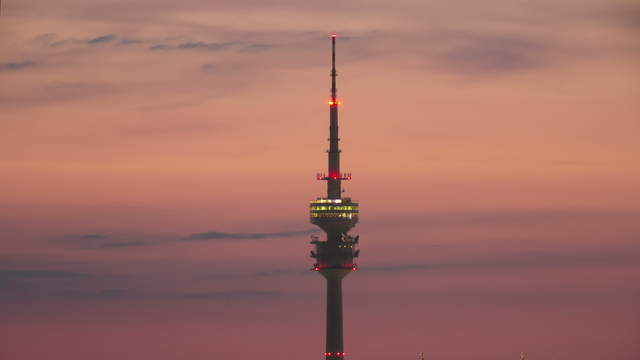 Olympic Tower Munich Day-Night
