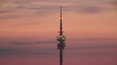 Time lapse clip - Olympic Tower Munich Day-Night