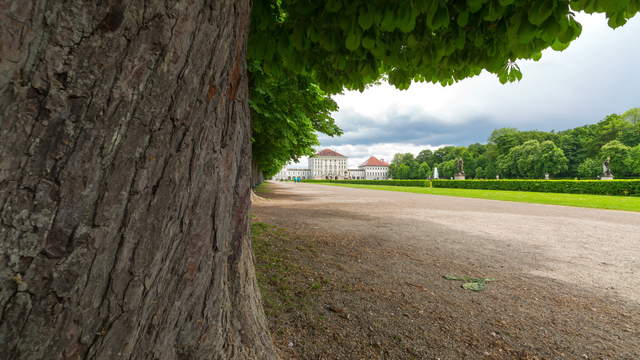 Castle of Nymphenburg Dolly Shot