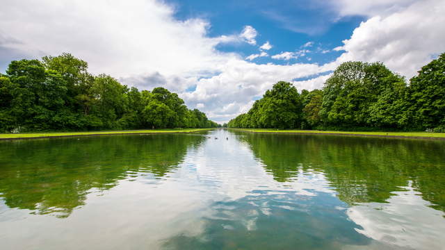 Lake at Castle of Nymphenburg