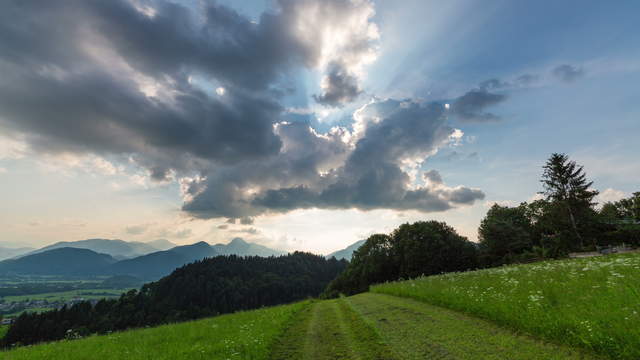 Valley of Inn Sun and Clouds