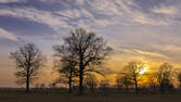 Time lapse clip - Sunset in the Prignitz