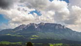 Time lapse clip - Kaiser Mountains Austria