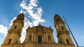 Time lapse clip - Theatiner-Church Munich