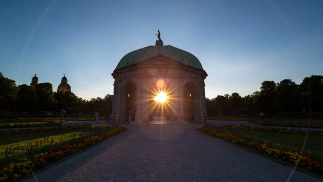 Dianatemple Munich Sunset