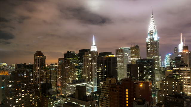 New York Skyline Night