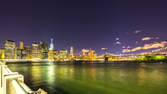 Time lapse clip - Hyperlapse New York Brooklyn Bridge