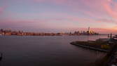 Time lapse clip - Skyline New York Day to Night