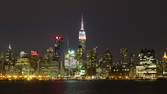 Time lapse clip - NY Skyline with Empire State Building