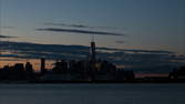 Time lapse clip - Sunrise Skyline NYC