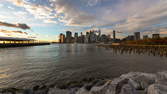 Time lapse clip - Skyline NYC Day to Night