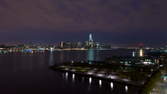 Time lapse clip - NYC Stock Footage Hudson Night to Day
