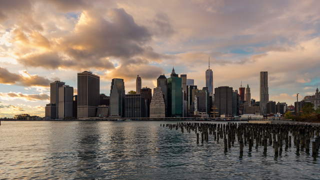 New York Timelapse Footage Day Night
