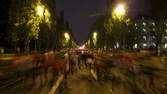 Time lapse clip - Leopold Street Crowd of People