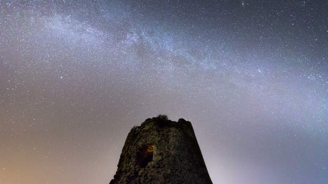 Starry Sky and Tower