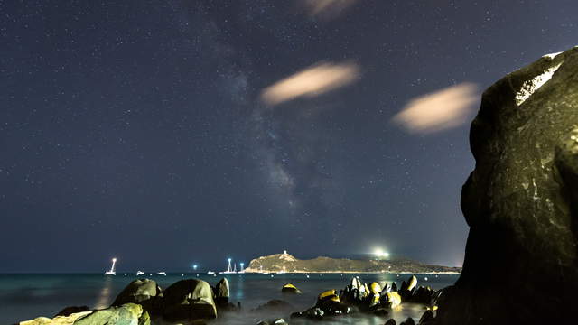 Beach with Milky Way