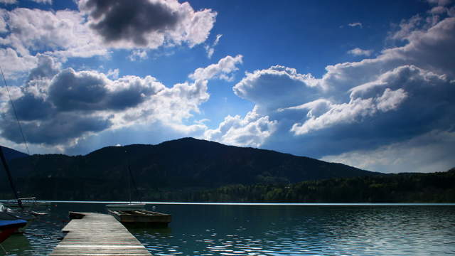 Lake with Dock