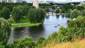 Time lapse clip - Lake at Olympic Area