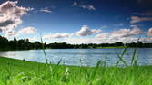 Time lapse clip - Summer`s day at the Lake