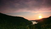Time lapse clip - Sunset Fjord