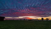 Time lapse clip - Beautiful Sunrise Wide Shot