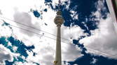 Time lapse clip - Berlin Hyperlapse 4K - Berlin TV Tower Super zOOm Alexandersquare