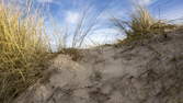Time lapse clip - Baltic Sea with dune
