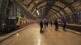 Time lapse clip - Berlin Alexanderplatz station