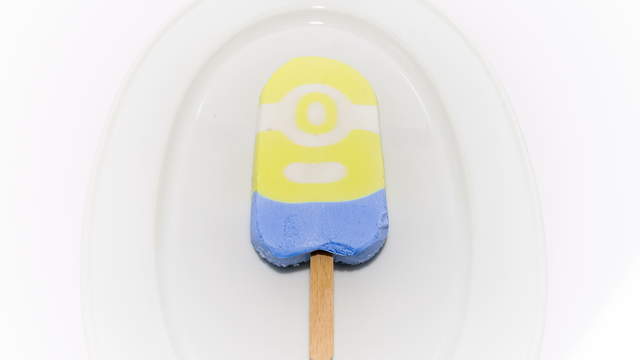 Melting Minion Ice Cream