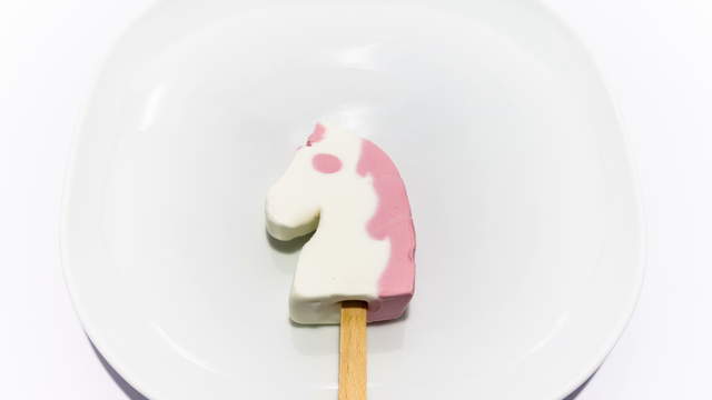 Melting Unicorn Ice Cream