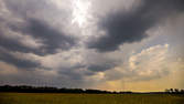 Time lapse clip - Rain shower pulls up