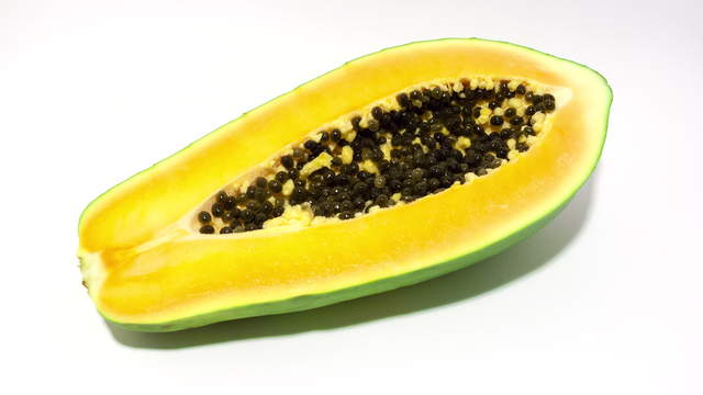 Rotting Papaya Fruit