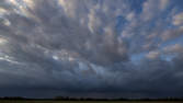 Time lapse clip - Rain area passes