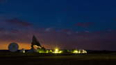 Time lapse clip - Radar Station at Night