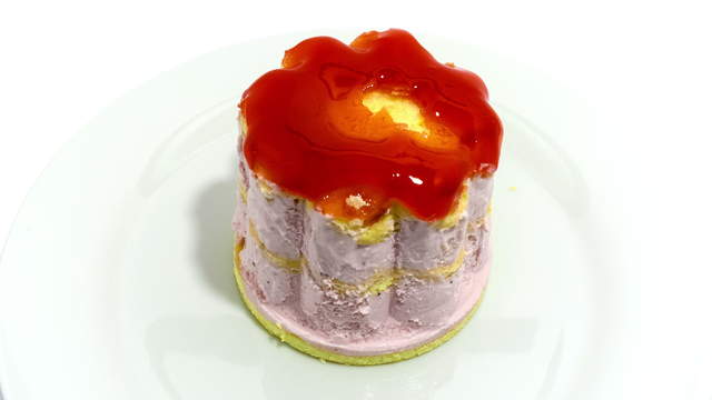 Strawberry Ice Cake