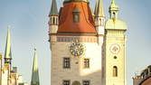 Time lapse clip - Munich town hall walktrough zOOm out 