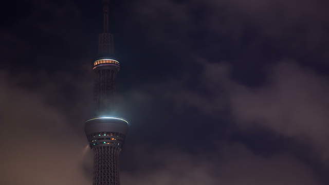 Skytree at Night