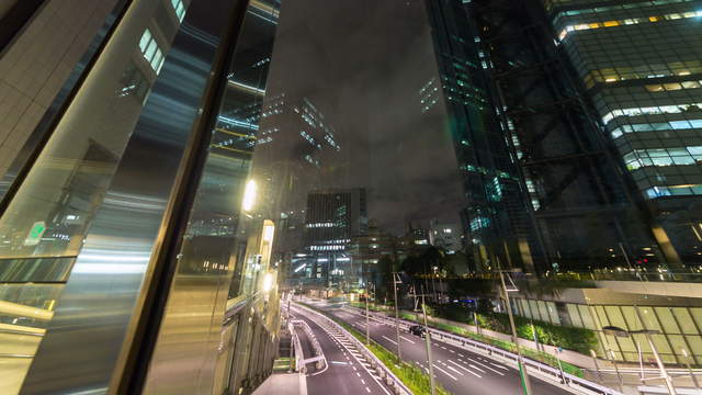 Shiodome Dolly Shot 汐留駅