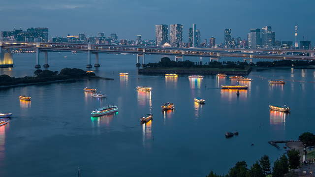 Odaiba Marine Park at Night