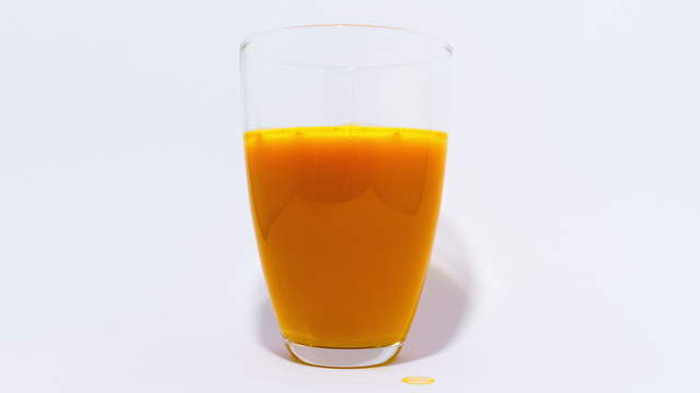 Carrot Juice Sideview