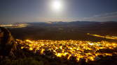 Time lapse clip - Night to Day with Moonset