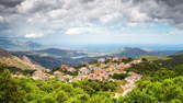Time lapse clip - Mountain Village Sardinia