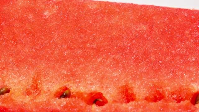 Watermelon on Turntable Macro