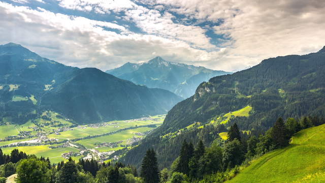 Sunrays at Zillertal