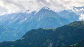 Time lapse clip - Cloudy Mountain Tops 2in1