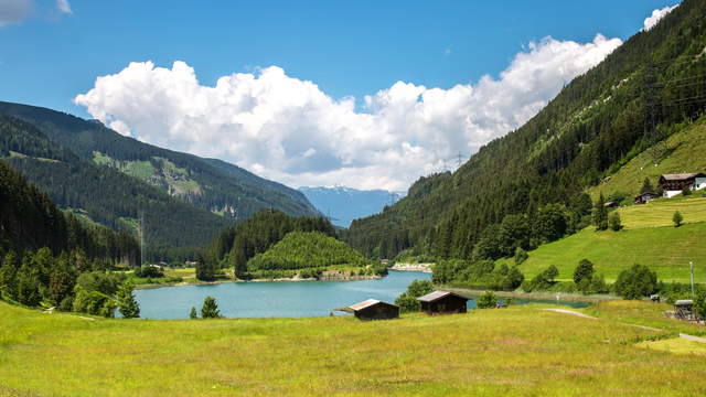 Landscape with lake