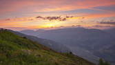 Time lapse clip - Sunrise above Zillertal