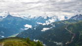 Time lapse clip - Mountain Tops in the Clouds - 2in1