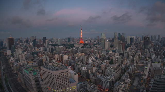 Tokyo Skyline Sunrise