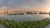 Time lapse clip - Tokyo Rainbow Bridge Sunrise to Night